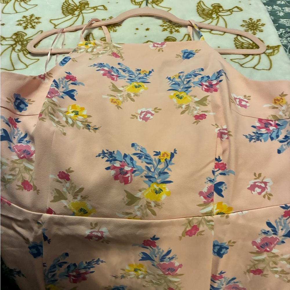 NWT French Connection Ladies Spaghetti Strap Party Dress ( Cotton Candy! Large - Picture 8 of 11
